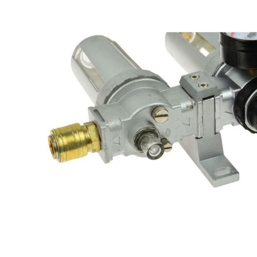 Regulator zračnog filtera i podmazivač 1/2" NPT s manometrom