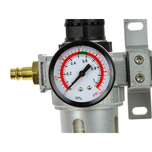 Regulator zračnog filtera i podmazivač 1/2" NPT s manometrom