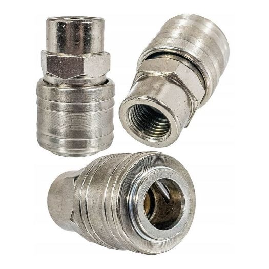 Set od 5 europskih zračnih spojnica 1/4"