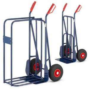 Sklopiva kolica za prijenos robe sa nastavkom za drva 280 kg