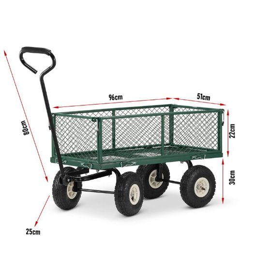Transportna kolica s mrežicom i ceradom 450kg