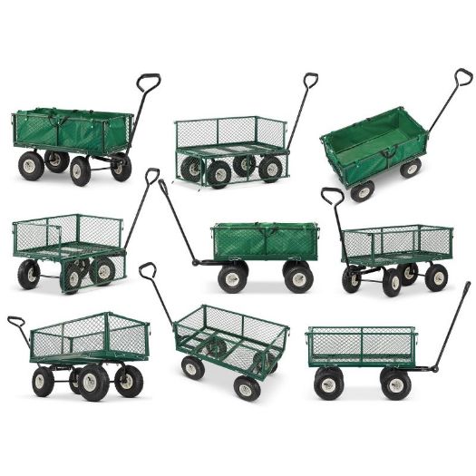 Transportna kolica s mrežicom i ceradom 450kg
