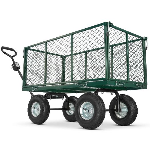 Transportna kolica s mrežom i ceradom 250L 450kg