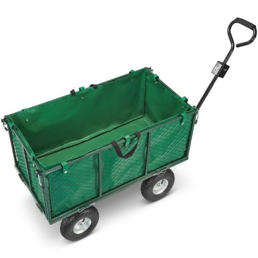 Transportna kolica s mrežom i ceradom 250L 450kg