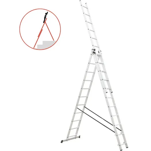 Aluminijske multifunkcionalne ljestve 3x10