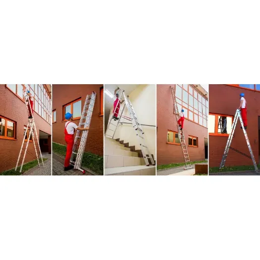 Aluminijske multifunkcionalne ljestve 3x10
