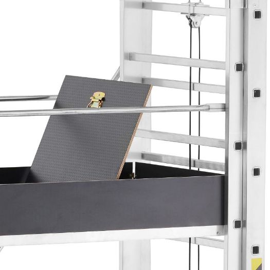 Produžna aluminijska mobilna skela 2x15 gazišta