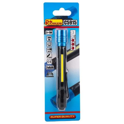 Led penkala svijetiljka 300LM 3w+1w LED 