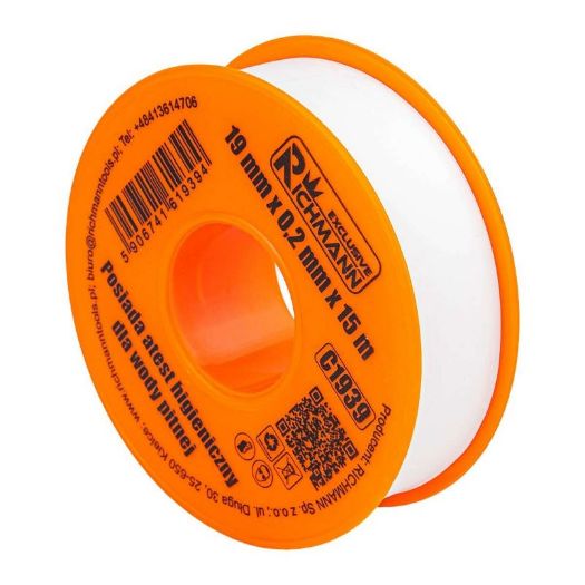 Teflonska traka 19mm x 0,2mm x 15m