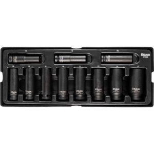 Set produljenih udarnih nasadnih ključeva 1/2" 13-27 