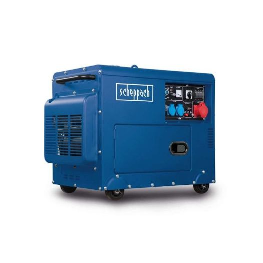 Dizelski generator SG5200D - 7,7 KS, 5000 W, Električni start, 2x 230 V, 1x 400 V utičnica