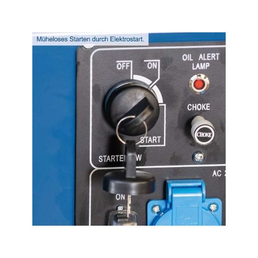 Dizelski generator SG5200D - 7,7 KS, 5000 W, Električni start, 2x 230 V, 1x 400 V utičnica