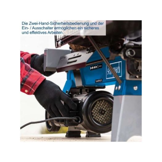 Horizontalni cjepač drva HL460 - 230V, 4t, 1500W