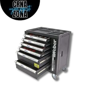 Kolica s 154 komada alata, 6 ladica