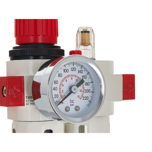 Regulator zraka s filterom, dehidratorom i podmazivanem 1/4"