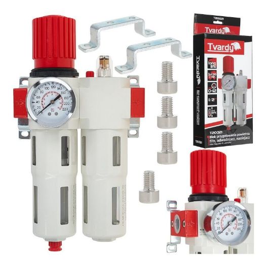 Regulator zraka s filterom, dehidratorom i podmazivanem 1/2"