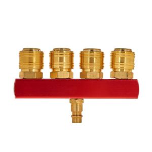 Zračni distributer s 4 spojke 1/4"