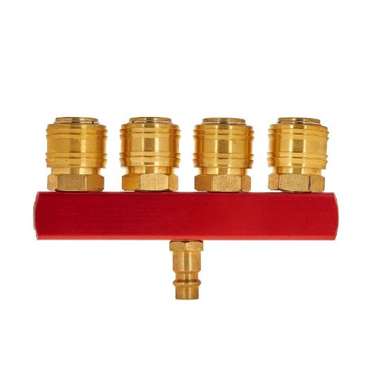 Zračni distributer s 4 spojke 1/4"