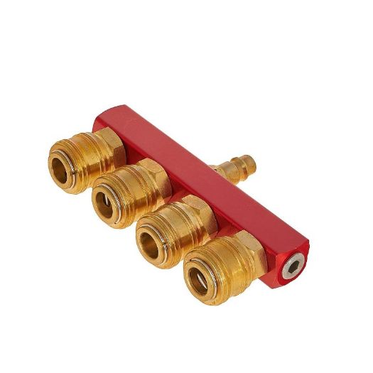 Zračni distributer s 4 spojke 1/4"