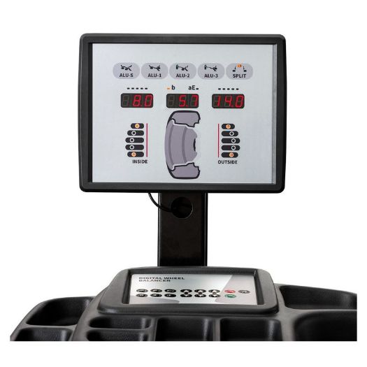 Automatska balansirka s laserom 10" - 24" 230V