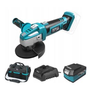 Kutna brusilica 125mm 18V, 4Ah baterija, punjač
