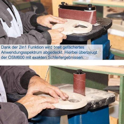 Oscilacijska brusilica za rubove, traku i vreteno OSM600 