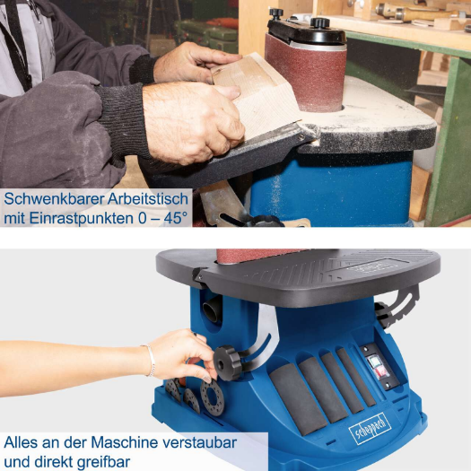 Oscilacijska brusilica za rubove, traku i vreteno OSM600 