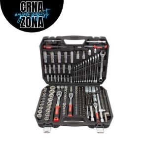 Set nasadnih ključeva od 219 komada, 1/4" , 3/8", 1/2" 
