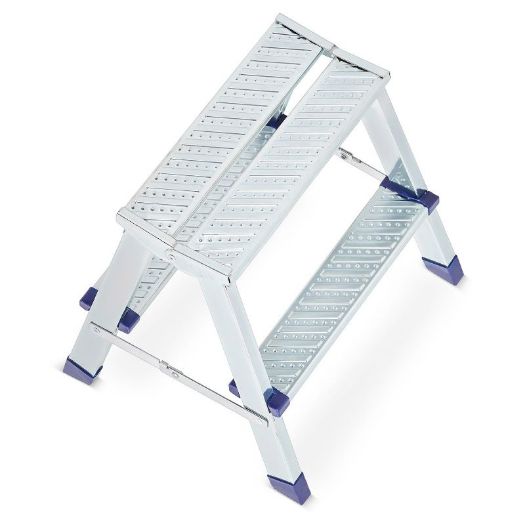 Dvostrane ljestve od pocinčanog čelika 2x2