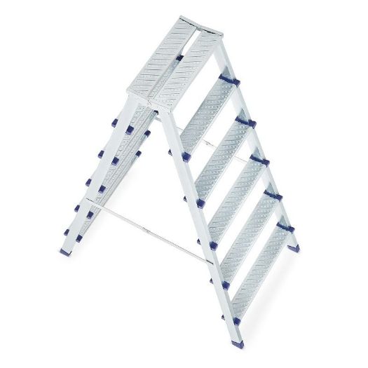 Dvostrane ljestve od pocinčanog čelika 2x6