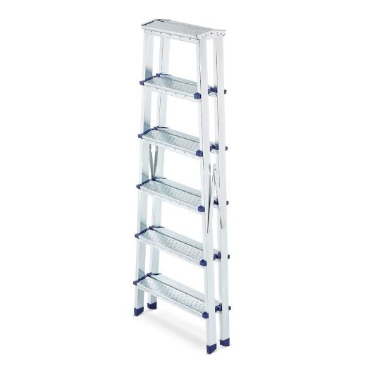 Dvostrane ljestve od pocinčanog čelika 2x6