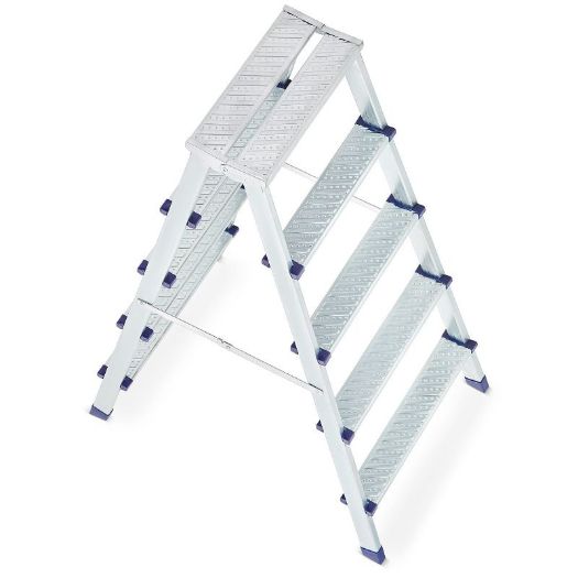 Dvostrane ljestve od pocinčanog čelika 2x5