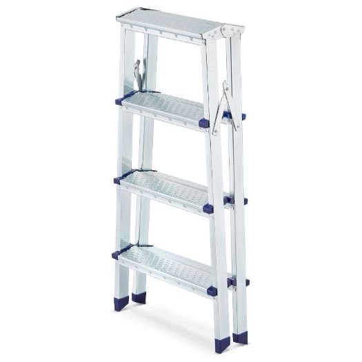 Dvostrane ljestve od pocinčanog čelika 2x4