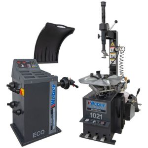 Poluautomatska motirka guma 10"-21" + polu automatska balansirka kotača ECO