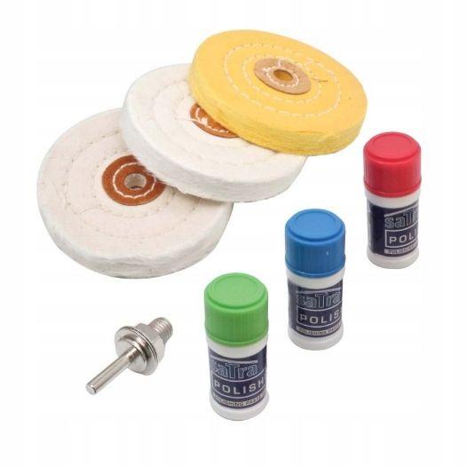 Specijalizirani set za poliranje pogodan za poliranje mekih metala poput mesinga, bakra