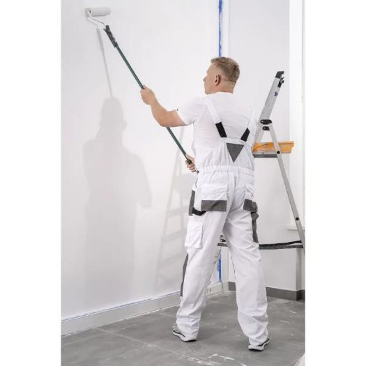 Bijele radne treger hlače veličina XL, težina 190 g/m2