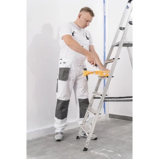 Bijele radne treger hlače veličina XXL, težina 190 g/m2