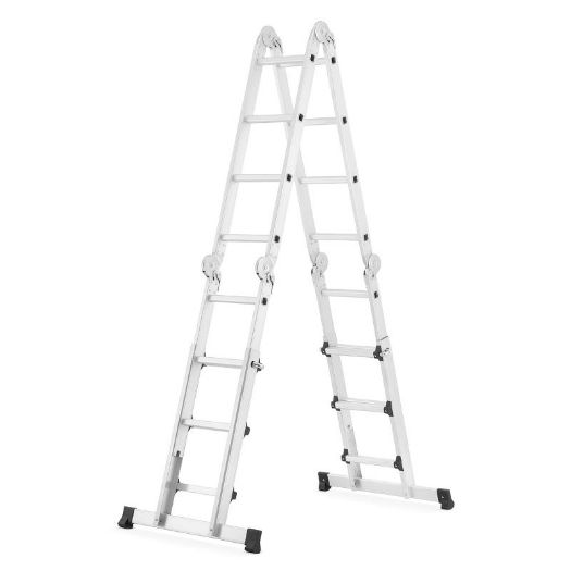 Teleskopske zglobne ljestve 4x4 s platformom