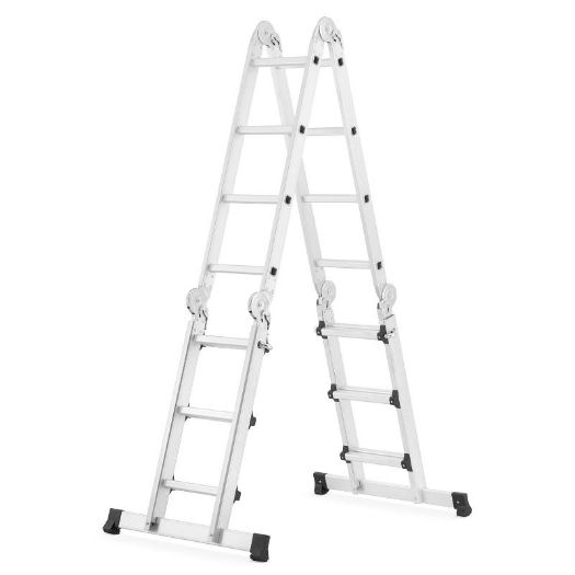 Teleskopske zglobne ljestve 4x4 s platformom