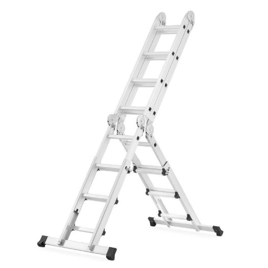Teleskopske zglobne ljestve 4x4 s platformom