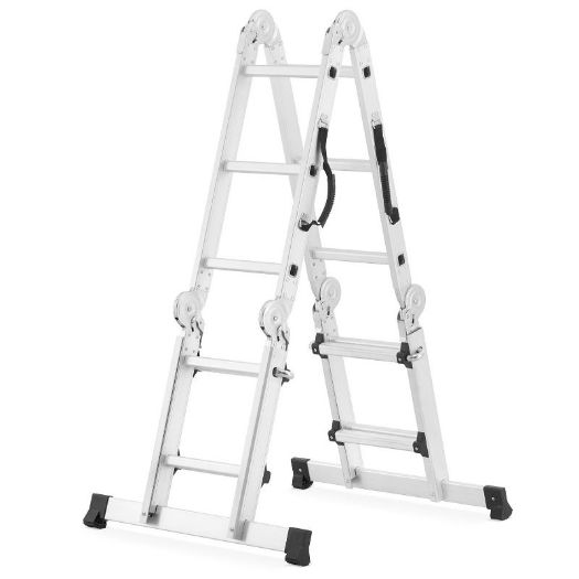 Teleskopske zglobne ljestve 4x3 s platformom