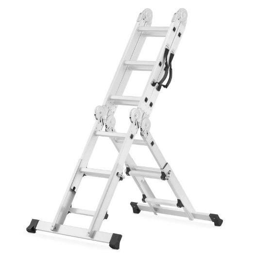 Teleskopske zglobne ljestve 4x3 s platformom