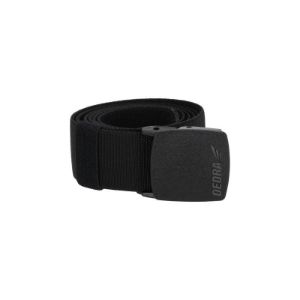 Elastični remen za hlače 120 cm, bezmetalna kopča, crna boja