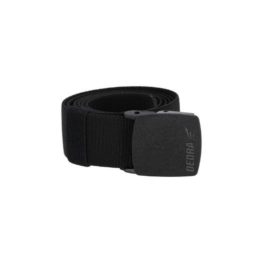 Elastični remen za hlače 120 cm, bezmetalna kopča, crna boja