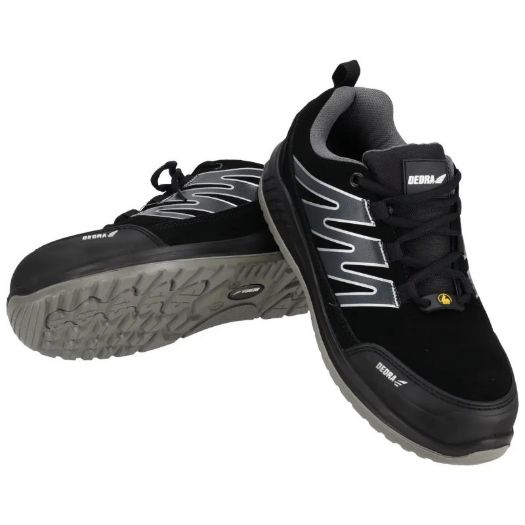 Zaštitne cipele P6V, brušena koža, veličina 42, kategorija S1 (kompozitna kapa)