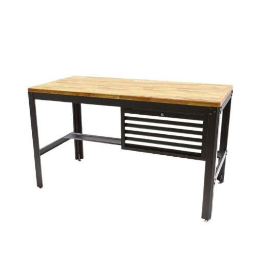 Radni stol sa 5 ladica, crni