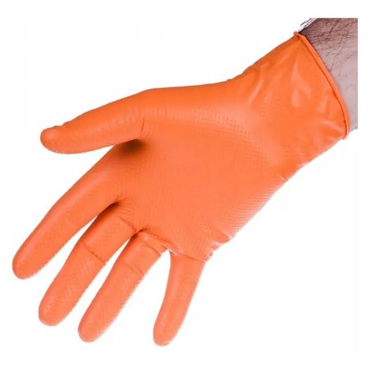 Rukavice nitril ORANGE M, 50 kom
