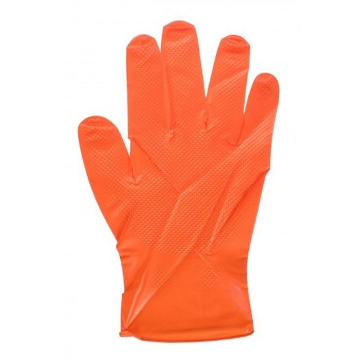 Rukavice nitril ORANGE M, 50 kom