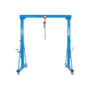 Teleskopska portalna dizalica s kolicima i lančanom vitlicom, 1t