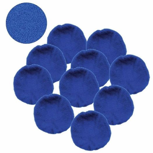 Set plavih mikrofibera krpa,  10 kom